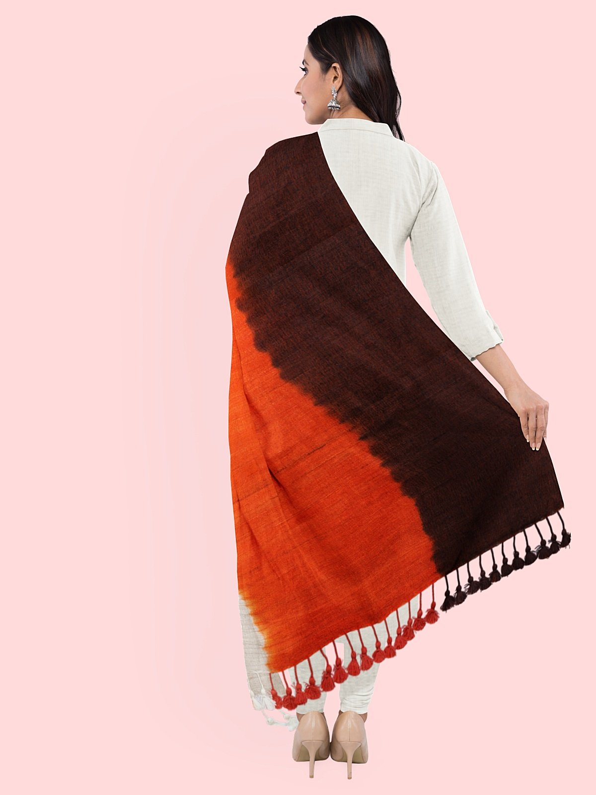 3 Shade Bleed Style Stole (8)