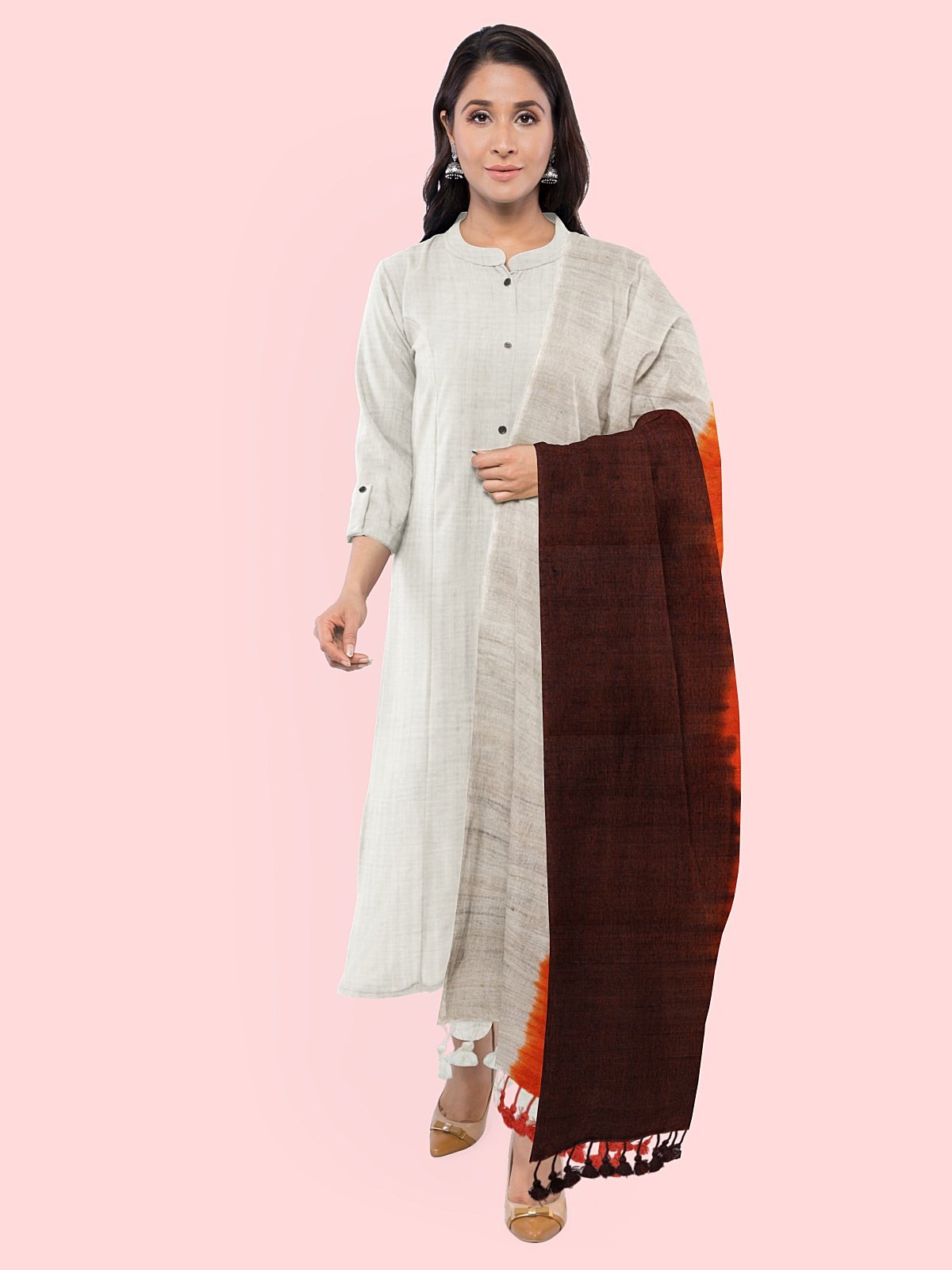 3 Shade Bleed Style Stole (9)