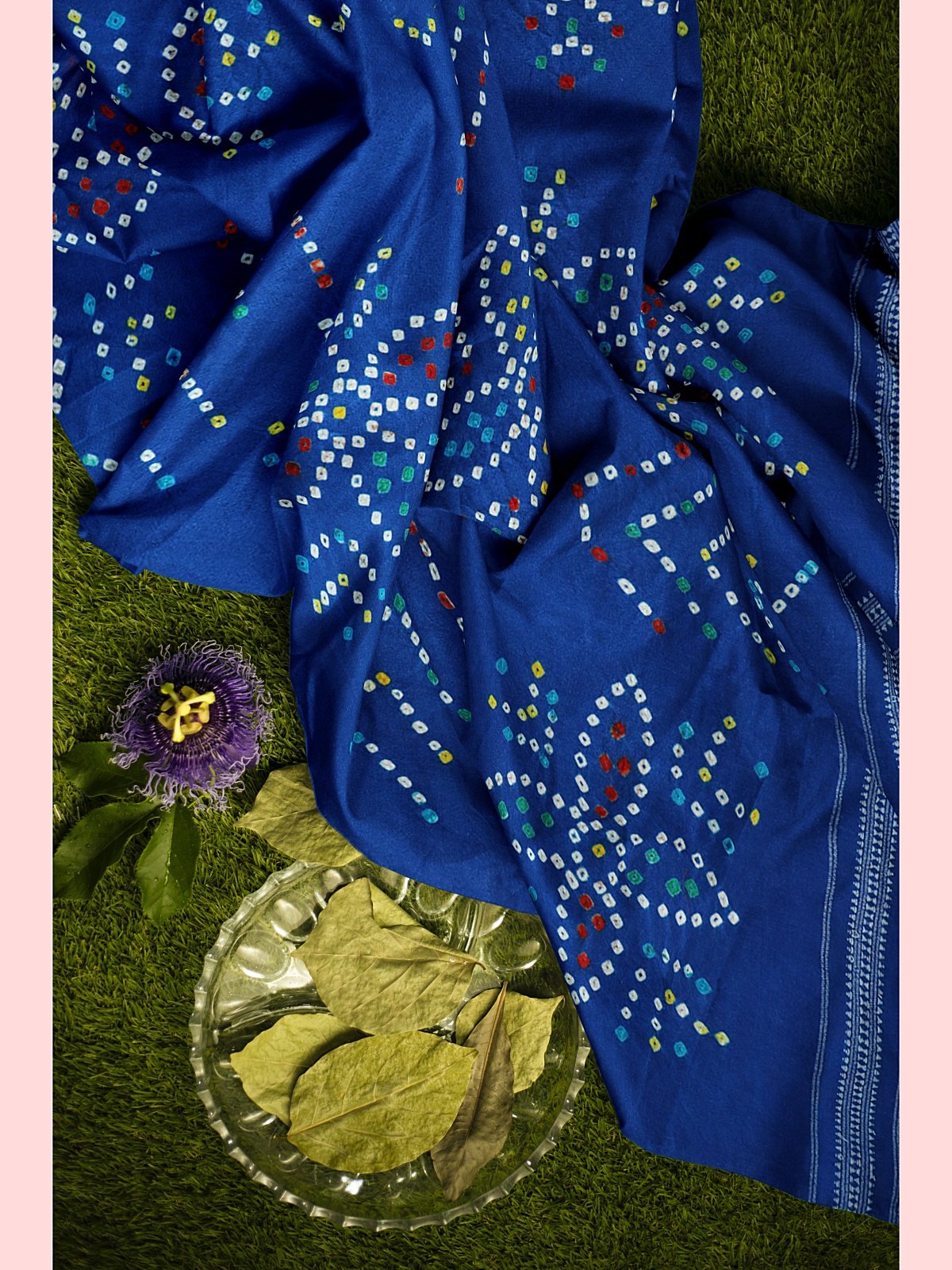 Handmade Cashmilon Blue Color Shawl (25)