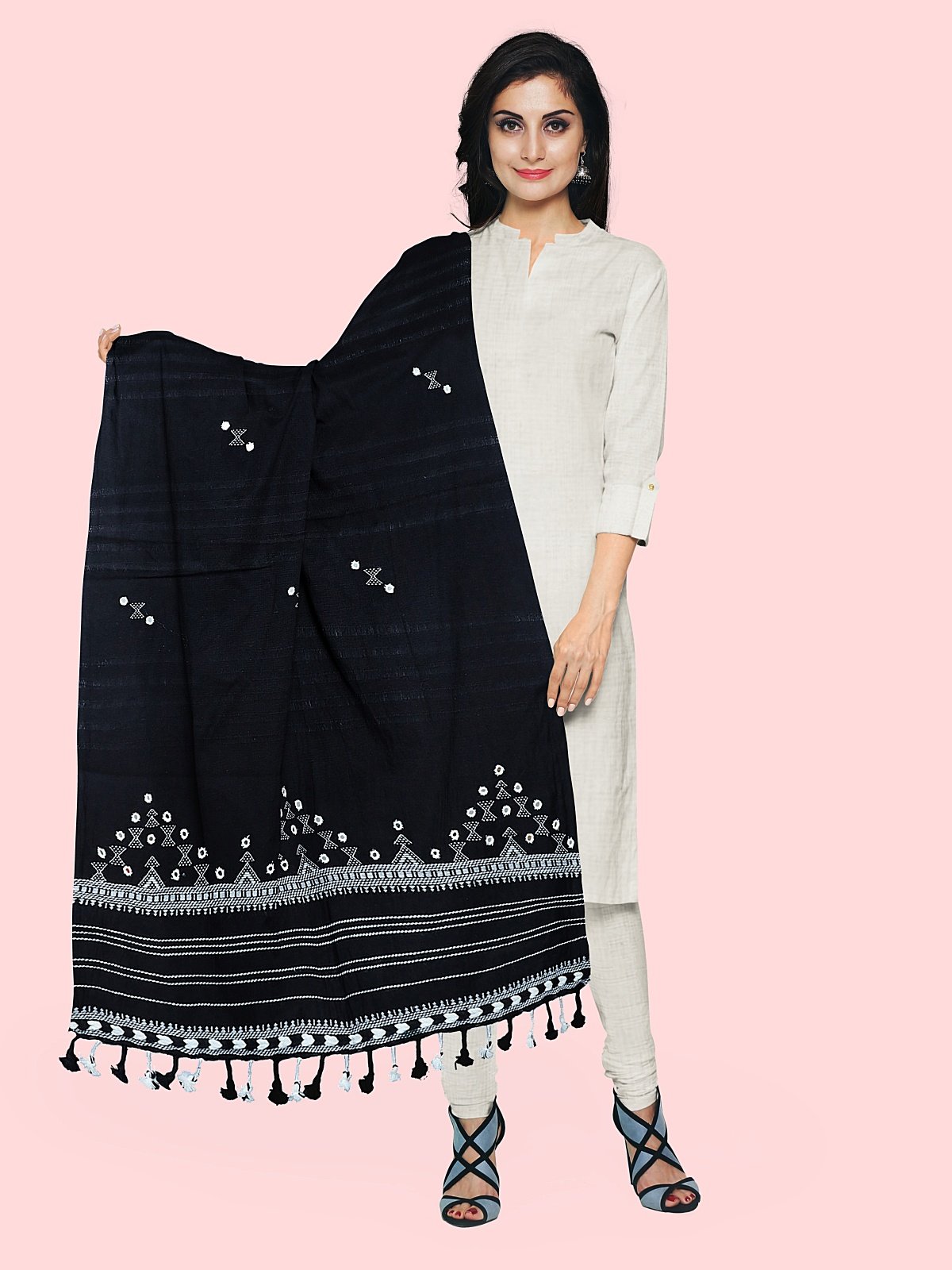 Handmade Royal Kutch Cashmilon Stole (2)