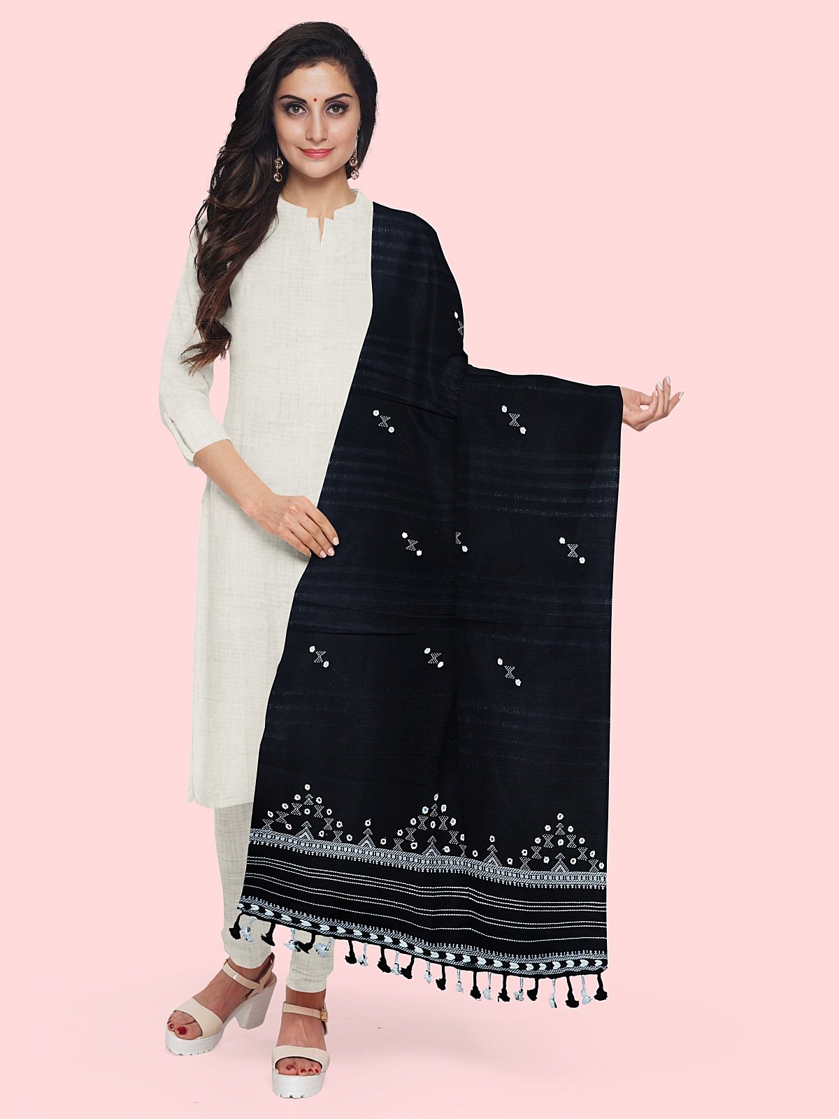Handmade Royal Kutch Cashmilon Stole (3)