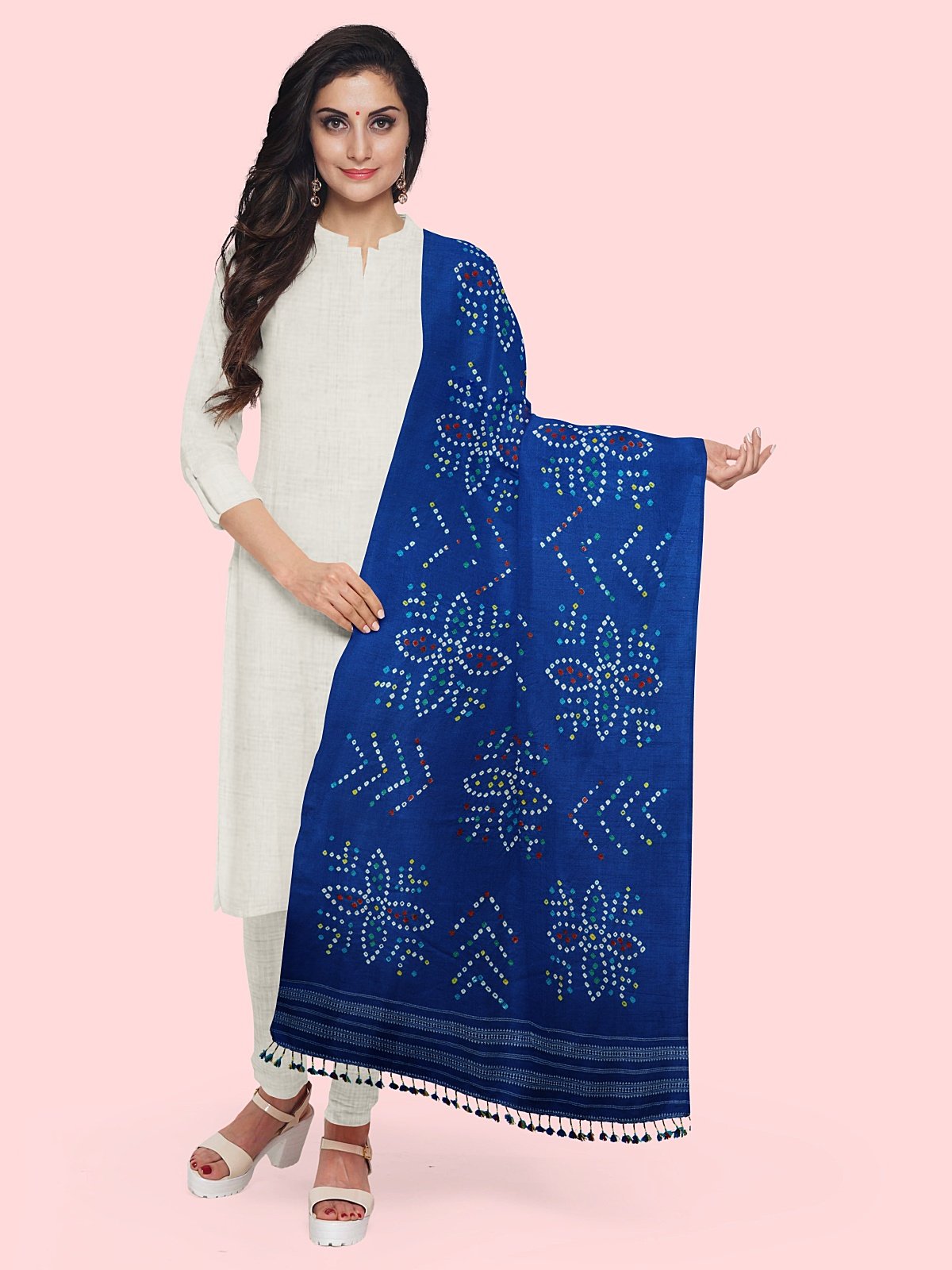 Handmade Woven Cashmilon Stole (3)