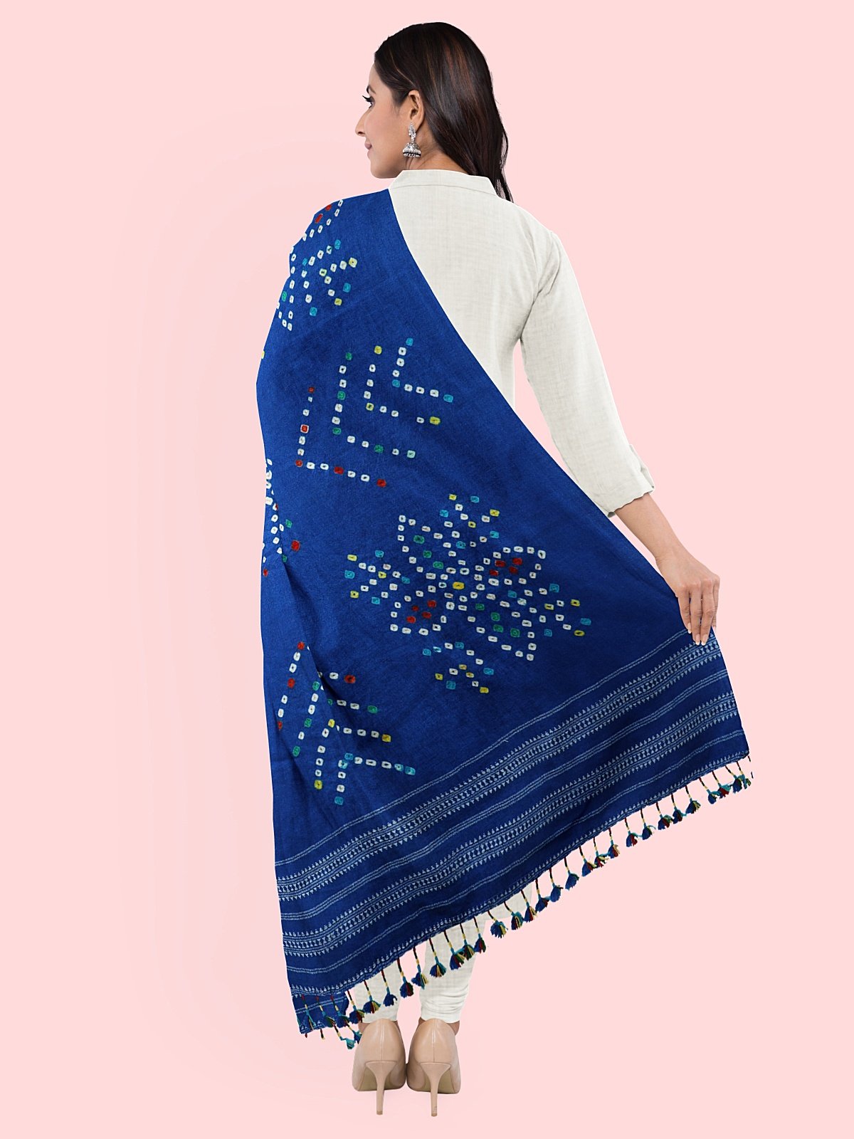 Handmade Woven Cashmilon Stole (8)